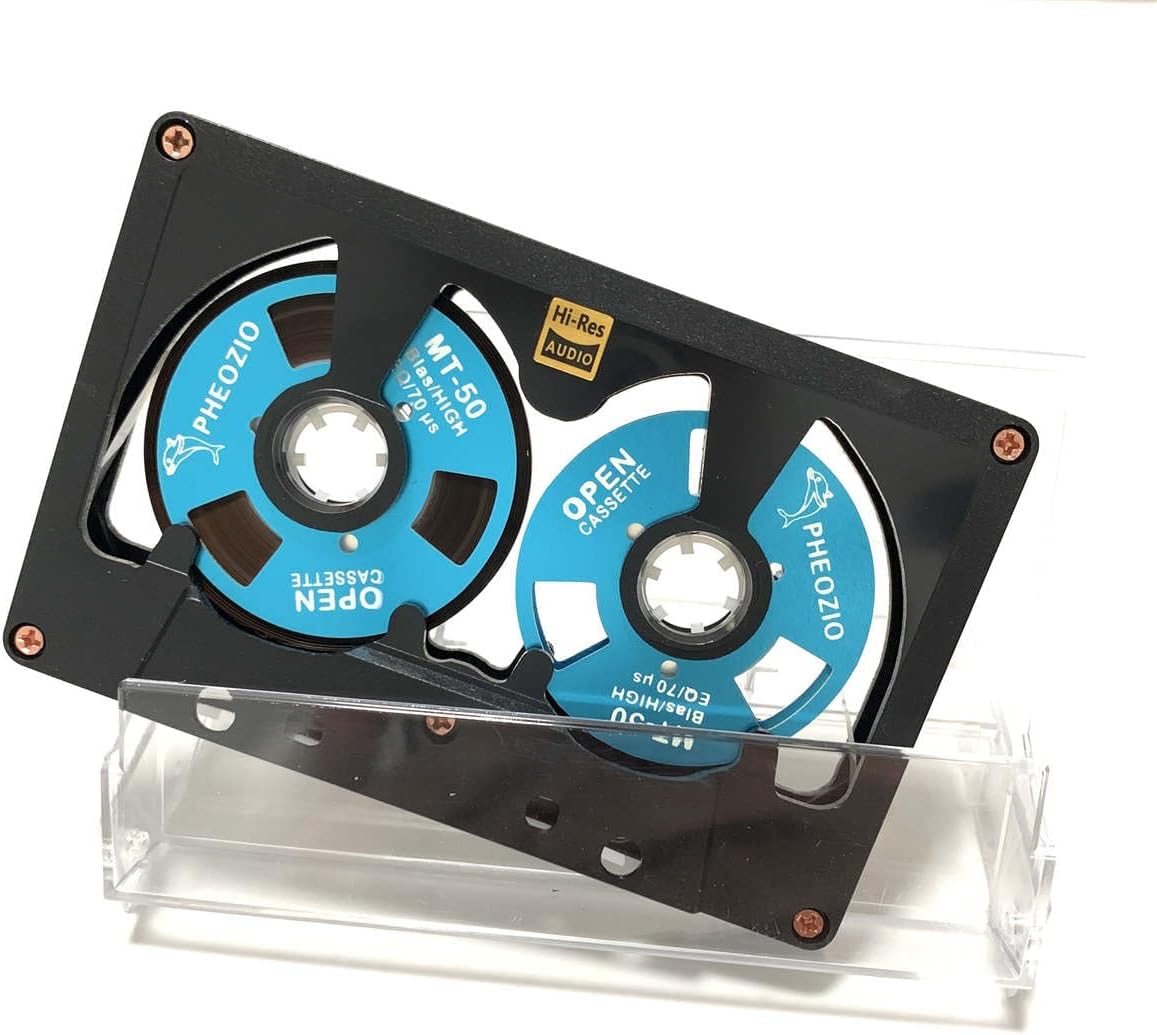 Reel to Reel Blank Audio Cassette Tape for Music Recording - Normal Bias Low Noise - 48 Minutes