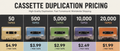 Cassette Tape Duplication for Artists & Labels